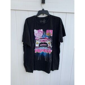 Sanrio Hello Kitty Tokyo Speed Racer Black T-Shirt Adult XL 46/48